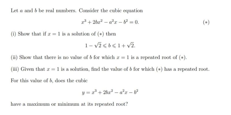 Polynomials Question MAT