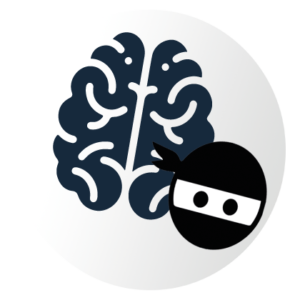 Exams Ninja Brain Icon