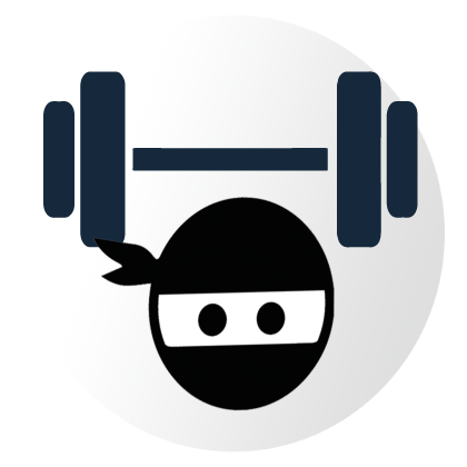 Exams Ninja Weight Lifting Icon