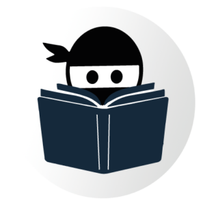 Exams Ninja Reading a Book Icon