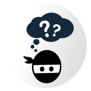 Exams Ninja Though Bubble Question Icon