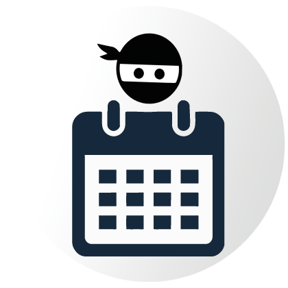 Exams Ninja Calendar Icon