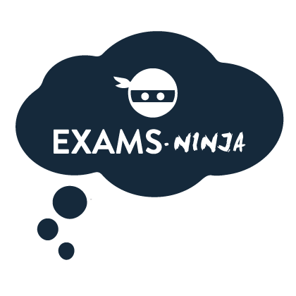 Exams Ninja Thought Bubble