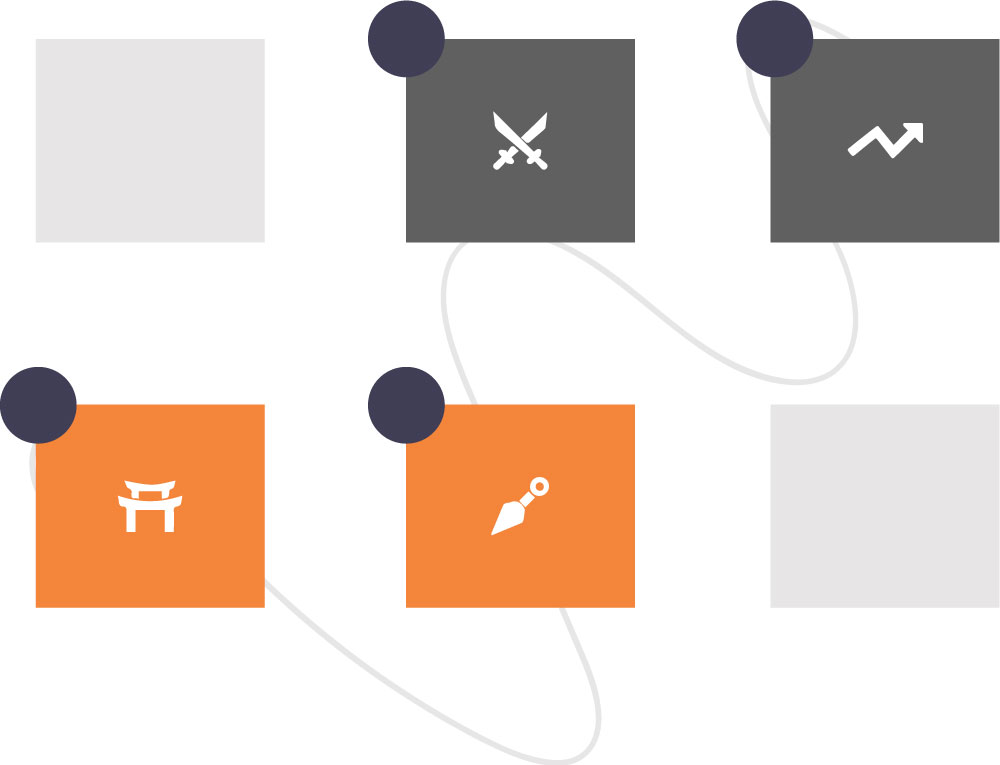 ENGAA Ninja Component Progression Graphic