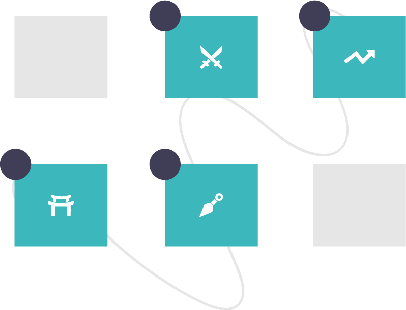 NSAA Ninja Component Progression Graphic