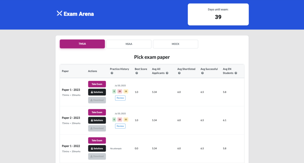 TMUA.Ninja Exam Arena Screenshot